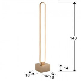Schuller, Pie Salon Led Colette Oro Rosa 787321