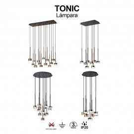 Mantra, Mantra Colgante 8 Luces Tonic Multicolor 7880