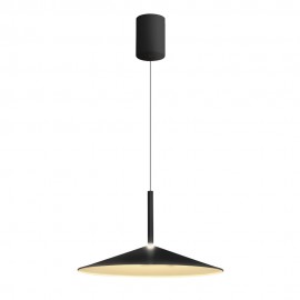 Mantra Colgante 1 Luz Calice Negro 7891