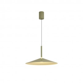 Mantra Colgante 1 Luz Calice Verde 7898