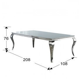 Schuller, Mesa Comedor Barroque 200Cm 792107