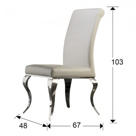 Schuller, Silla Barroque Acero Blanca 792538