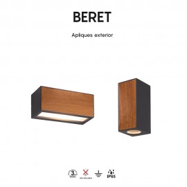 Mantra, Mantra Aplique Exterior Beret Gris Oscuro 7929
