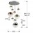 Lampara 9L Led Sphere Colgante Ø50 Dimable 793091B