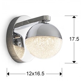 Schuller, Aplique 1L Led Sphere Ø12 793168