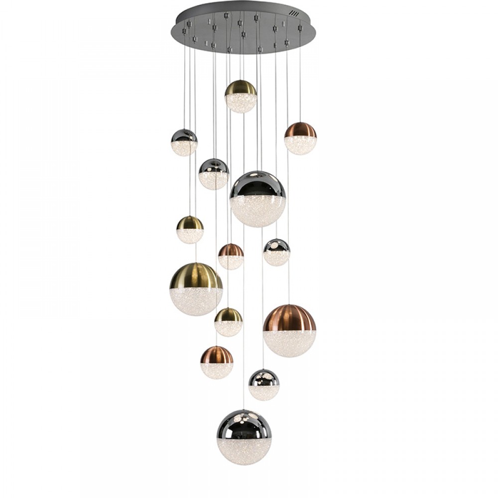 Schuller, Lampara 14L Led Sphere Ø60X500H Dim 793258GB