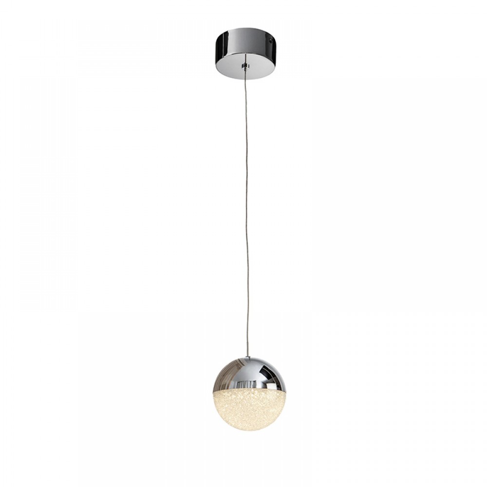Schuller, Lampara Led Sphere Cromo Tulipas 1 Esferica 5W 793301
