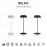 Mantra Sobremesa LED 2w 3000k Recargable Relax Blanco 7933