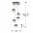Lampara Led Sphere Cromo Tulipas 24 W 793523