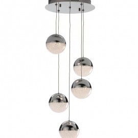 Lampara 5L Led Sphere Cromo Ø33 Dim 793523D