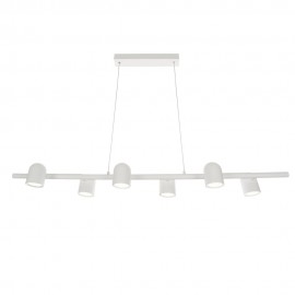 Mantra Lampara Lineal Gu10 6 Luces iOS Blanco 7936