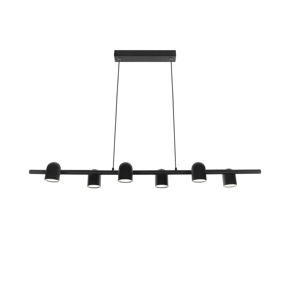 Mantra, Mantra Lampara Lineal Gu10 6 Luces iOS Negro 7937