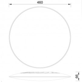 Mantra, Mantra Plafon LED 50w 5000k Slim Blanco 7976