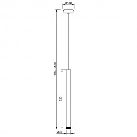 Mantra, Mantra Lampara LED 6w 3000k Cala Negro 8079