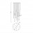 Mantra Lampara LED 84w 3000k Cala Blanco-negro-oro-corten 8084