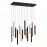 Mantra Lampara LED 84w 3000k Cala Blanco-negro-oro-corten 8085