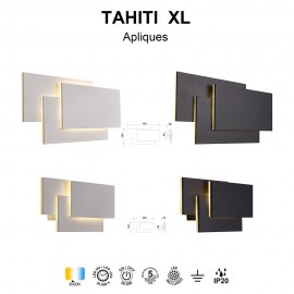 Mantra, Mantra Aplique LED 36w 3000k Tahiti Blanco 8087