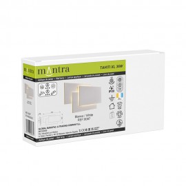 Mantra, Mantra Aplique LED 36w 3000k Tahiti Blanco 8087