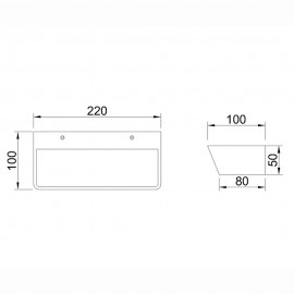 Mantra, Mantra Aplique LED 21w 4000k Altea Blanco 8097
