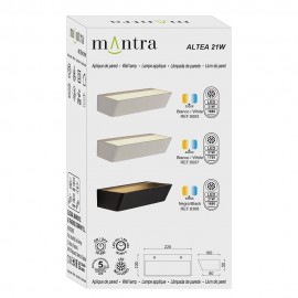 Mantra, Mantra Aplique LED 21w 4000k Altea Blanco 8097