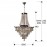 Lampara Palace 22L cromo Cristal 810637