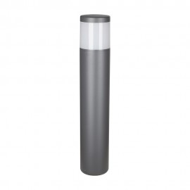Mantra Baliza Exterior E27 Ip65 Chicago Gris Oscuro 8108