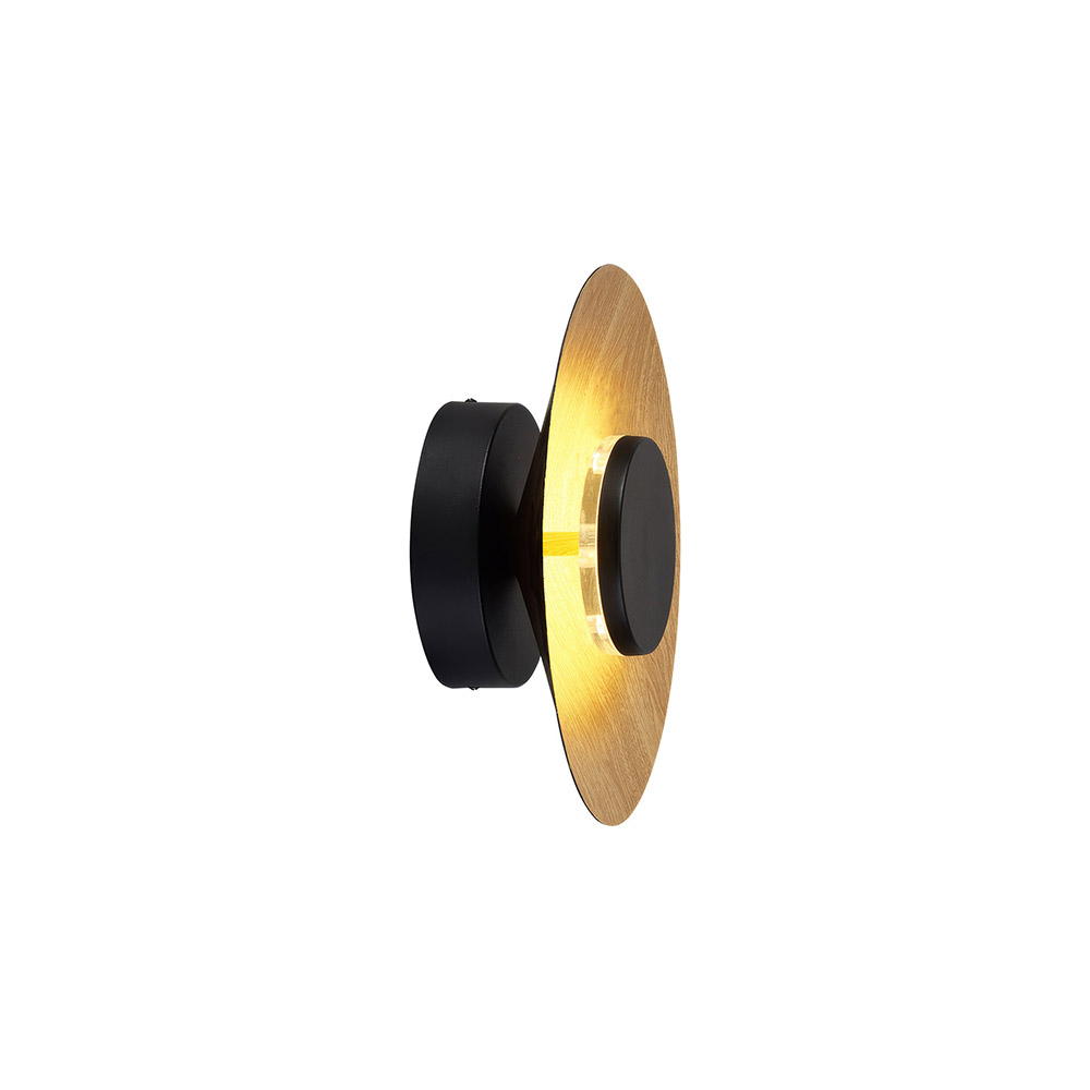 Mantra, Mantra Aplique LED 8w 3000k Orion Negro-madera 8123