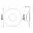 Mantra Aplique LED 8w 3000k Orion Negro-madera 8123