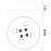Mantra Plafon 4 Luces Kazz Blanco 8131