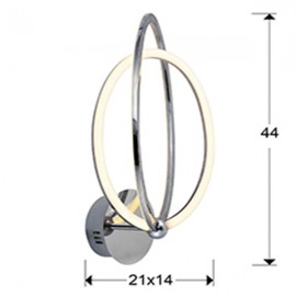 Schuller, Aplique Led Ocellis Cromo 814010