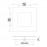 Mantra Aplique LED 40w 3000k Dalia Blanco-oro 8144