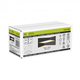 Mantra, Mantra Aplique LED 10w 3000k Fuji Negro 8157