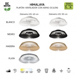 Mantra, Mantra Plafon-ventilador LED Pequeño - Blanco Himalaya Mini Blanco 8196