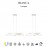 Mantra Lampara LED 40w 3000k Dimable Bianca Blanco 8210