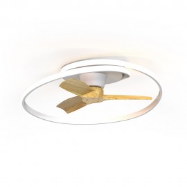 Mantra Plafon-ventilador LED - Blanco - Madera Ocean Blance-madera 8235