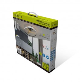 Mantra, Mantra Plafon-ventilador LED - Negro - Madera Ocean Negra-madera 8236