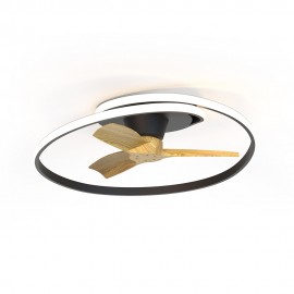 Mantra Plafon-ventilador LED - Negro - Madera Ocean Negra-madera 8236