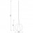 Mantra Colgante de Bola de Cristal 2 5m-e27 Elsa Cromo 8242