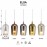 Mantra Colgante de El Champ de Cristal 2 5m-e27 Elsa Cromo 8252