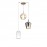 Mantra Colgante 3 Luces Elsa Oro 8258