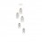 Mantra Colgante 5 Luces Nora Blanco- Madera 8275