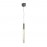 Lampara Led Cosmo Cromo Transparente Y Burbujas 1L 827746