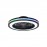 Mantra Plafon-ventilador LED Pequeño - Negro Gamer Negro 8292