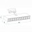 Mantra Foco Lineal Carril Negro 30w 3000k Itaca Negro 8364