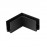 Mantra Conexion Sup en L 90º Negro Magneto Negro 8374