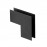 Mantra Conexion Sup en L Pared-pared Externa Negro Magneto Negro 8376