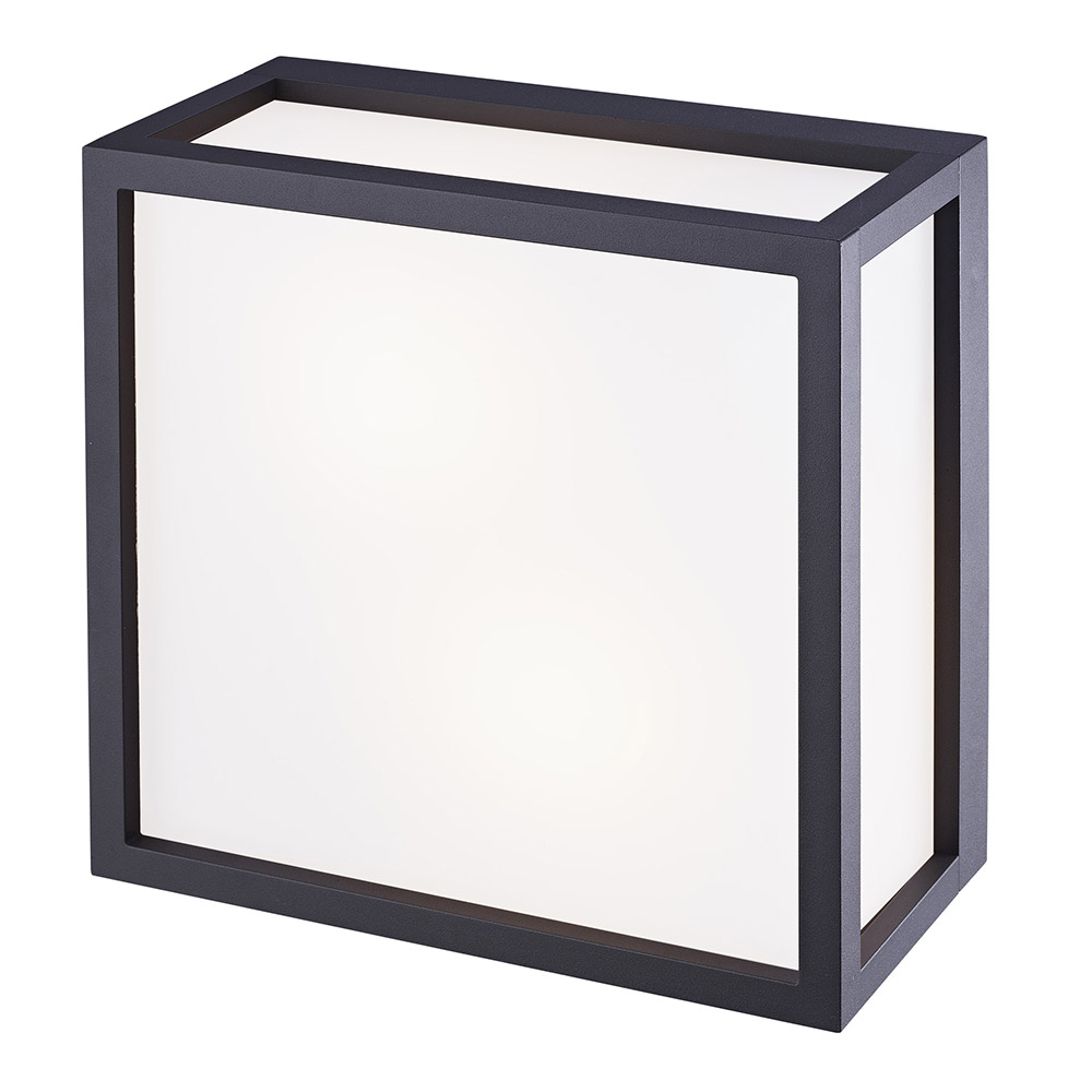 Mantra, Mantra Plafon Exterior E27 2 Luces Ip65 Utah Gris Oscuro 8378