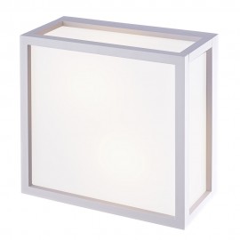 Mantra Plafon Exterior E27 2 Luces Ip65 Utah Blanco 8379