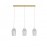 Mantra Lampara Lineal 3 Luces Nora Oro-blanco 8397