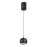 Mantra Colgante 1 Luz Roller Negro 8406